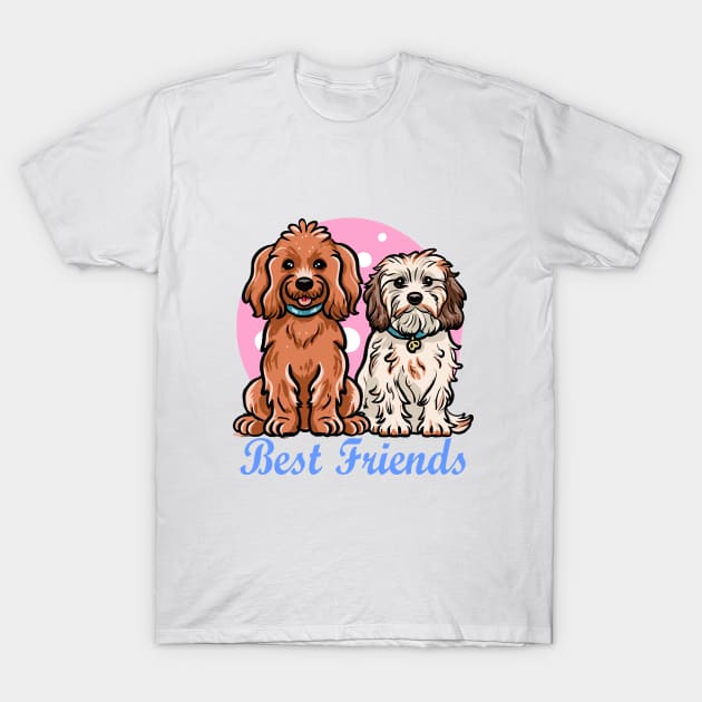 Dogs best friends T-Shirt by KJ PhotoWorks & Design